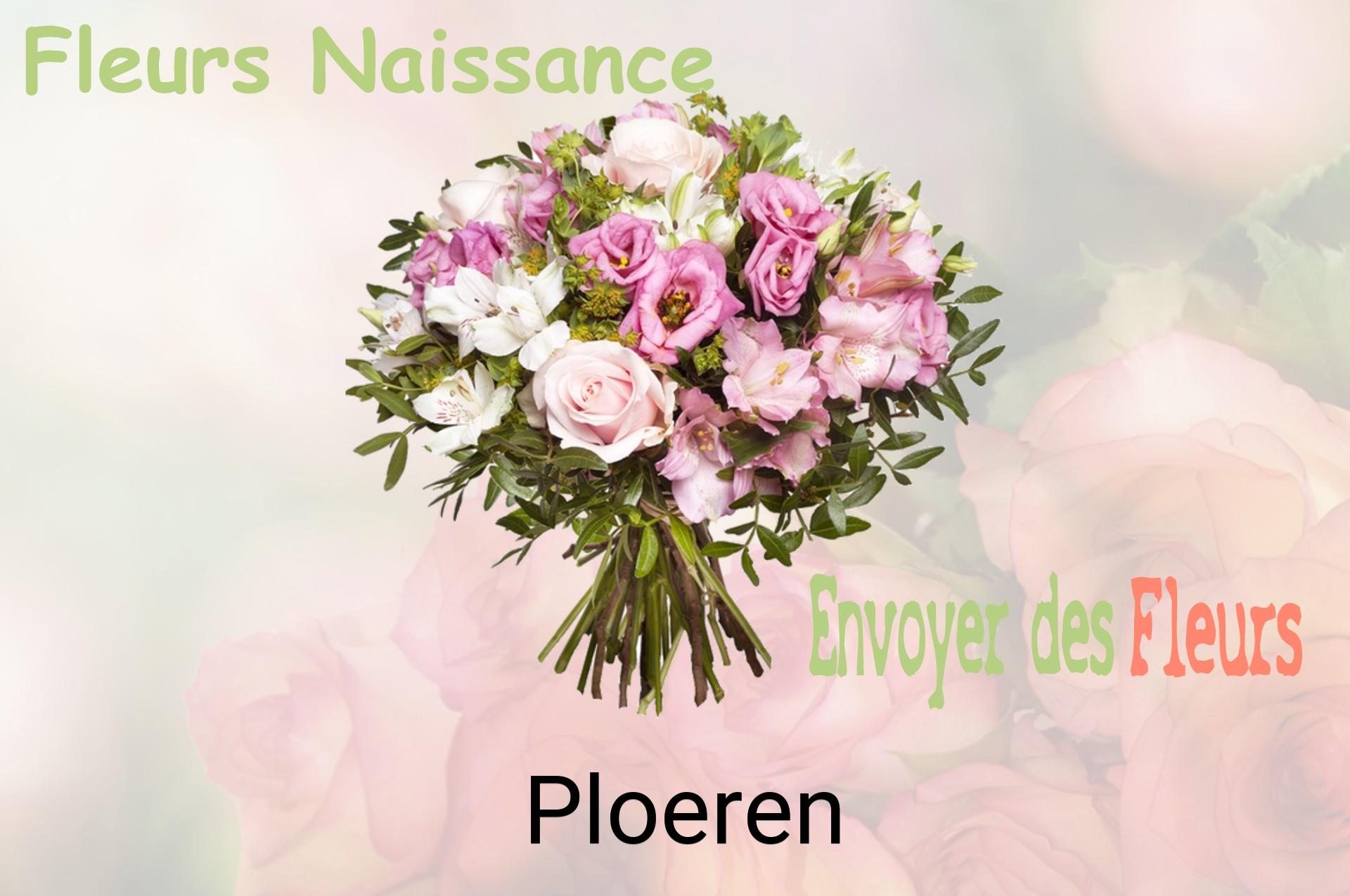 Bouquet de fleurs de naissance livré à Ploeren